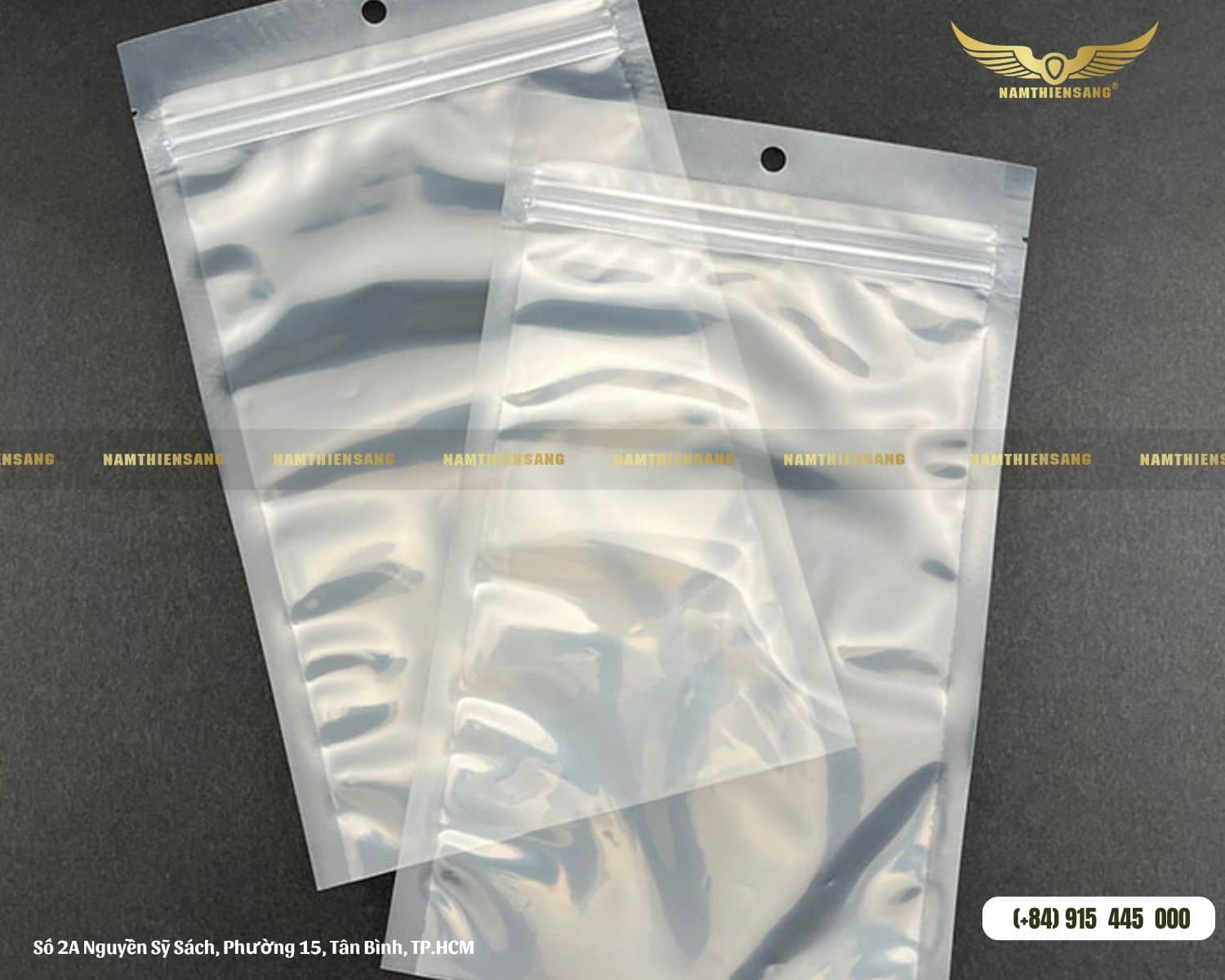 Túi hút chân không thủy sản&nbsp;khóa Zip